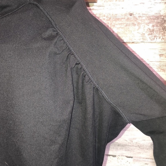 LUCY Tech Women's Athletic Jacket Full Zip Pockets black workout jacket gym wear - Picture 2 of 4